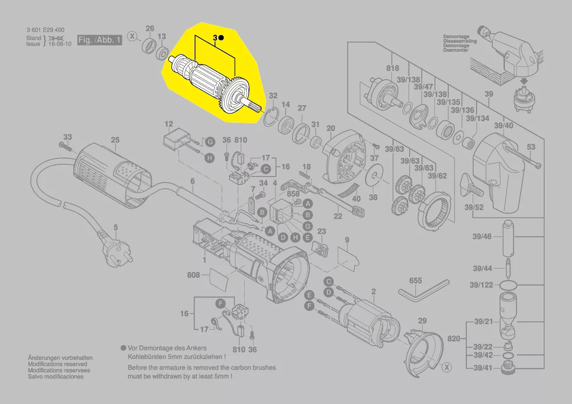 Induit réf. 1 604 010 B5S BOSCH
